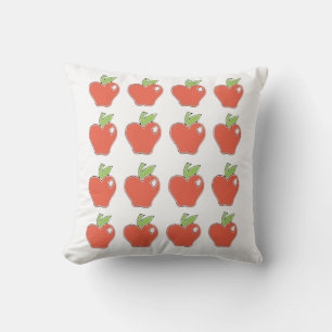 Almofada Para Ambientes Externos Apple vermelho modela