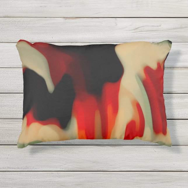 Almofada Para Ambientes Externos Arte Abstrata (Frente)