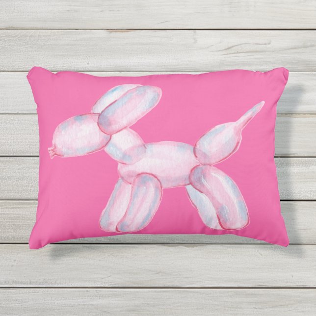 Almofada Para Ambientes Externos Balloon Dog Pillow (Frente)