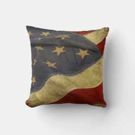 Almofada Para Ambientes Externos Bandeira Americana Distendida