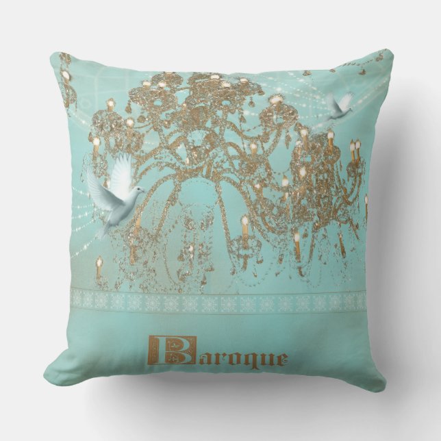 Almofada Para Ambientes Externos BARÓQUE - Travesseiro (Frente)