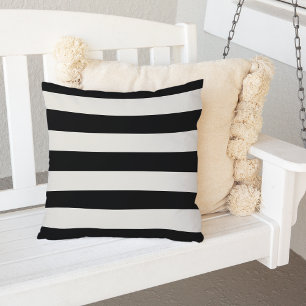 Almofada Para Ambientes Externos Black and White Strike Outdoor