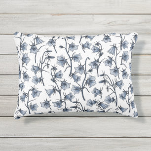 Almofada Para Ambientes Externos Bluebells, Harebeldes, Flores
