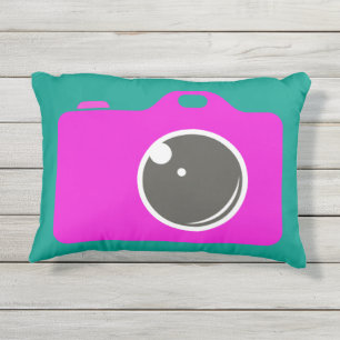 Almofada Para Ambientes Externos Câmera do pop art