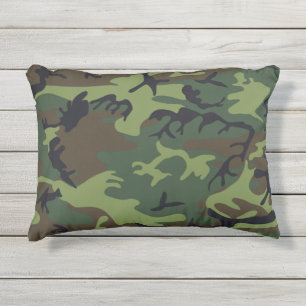 Almofada Para Ambientes Externos Camuflagem Verde Militar ao ar livre Travesseiro 1