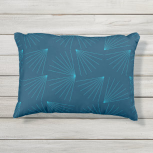 Almofada Para Ambientes Externos Conceito claro azul, moderno, simples da