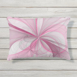 Almofada Para Ambientes Externos Design Fractal de Cinza Abstrato moderno