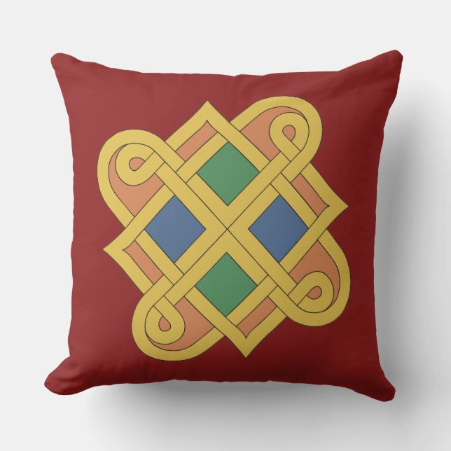 Almofada Para Ambientes Externos Durrow Knotwork 2016 (Frente)