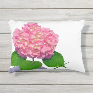Almofada Para Ambientes Externos Flor rosa-rosa-rosa-hidrangea-rosa