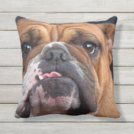ALMOFADA PARA AMBIENTES EXTERNOS FOCO DA CARA DO BULDOGUE