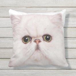 ALMOFADA PARA AMBIENTES EXTERNOS FOCO DA CARA DO CAT PERSA