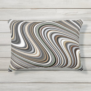 Almofada Para Ambientes Externos Formas Abstratas Curvas