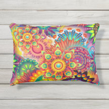 Funky Retro Pattern Abstrato Bohemian