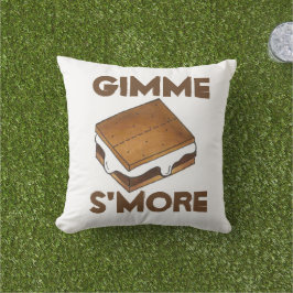 Almofada Para Ambientes Externos Gimme S. more Campfire Marshmallow Smores Foodie