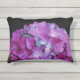 Almofada Para Ambientes Externos Hydrangeas Magenta