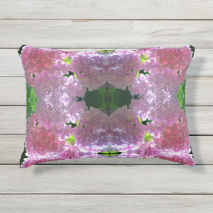 Almofada Para Ambientes Externos Hydrangeas Rosa Radiantes