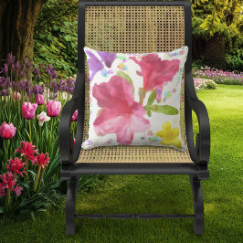 Almofada Para Ambientes Externos Impasto Flores