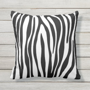 Almofada Para Ambientes Externos Impressão da zebra