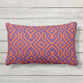 Almofada Para Ambientes Externos Laranja & design roxo