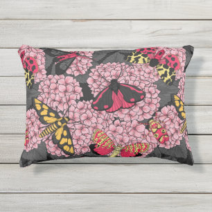 Almofada Para Ambientes Externos Mães na hidrangea rosa
