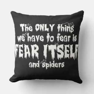 Almofada Para Ambientes Externos Medo das aranhas