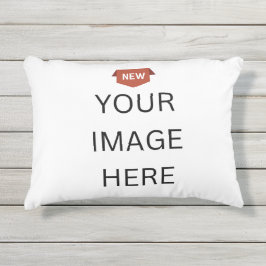 Almofada Para Ambientes Externos NOVO! Travesseiro de Destaque 12" x 16" - OutDoor-
