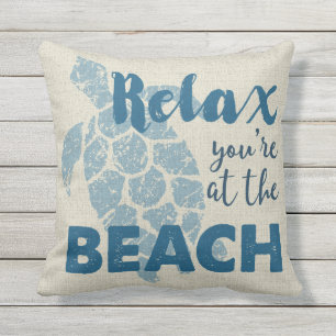 Almofada Para Ambientes Externos O Hawaiian da tartaruga de mar de Honu relaxa o