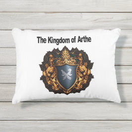 Almofada Para Ambientes Externos O Reino de Arthe Capa Arte da Capa
