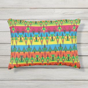 Almofada Para Ambientes Externos Padrão Aztec