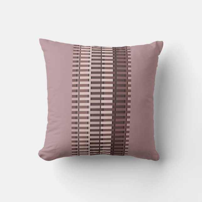 Almofada Para Ambientes Externos Padrão Chic Moderno de Na moda Rosa Vermelho de Po (Frente)
