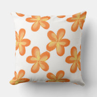 Padrão de Flor Laranja Amarelo