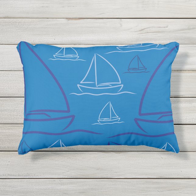 Almofada Para Ambientes Externos Padrão de iate (Frente)