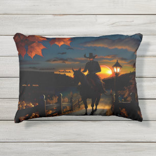 Almofada Para Ambientes Externos Paisagem de Halloween Sete