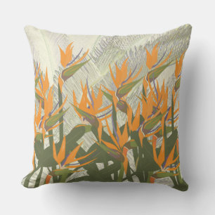 Almofada Para Ambientes Externos Pássaro do Travesseiro decorativo do Paraíso no Ex