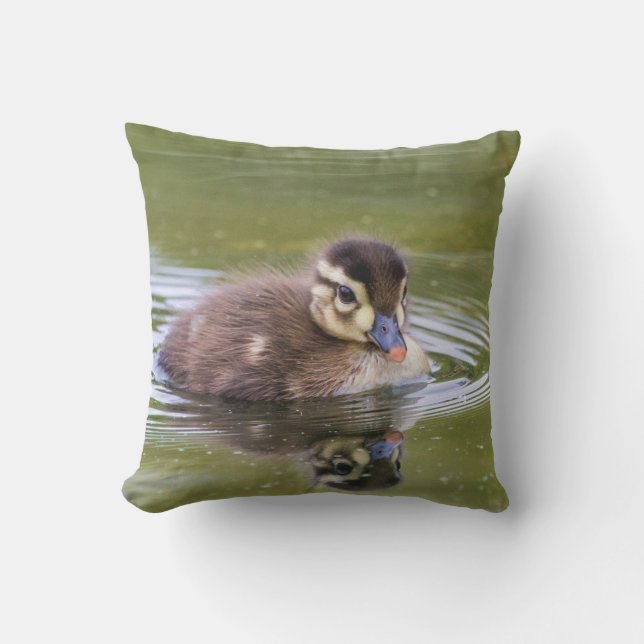 Almofada Para Ambientes Externos Patinho do pato selvagem (Frente)