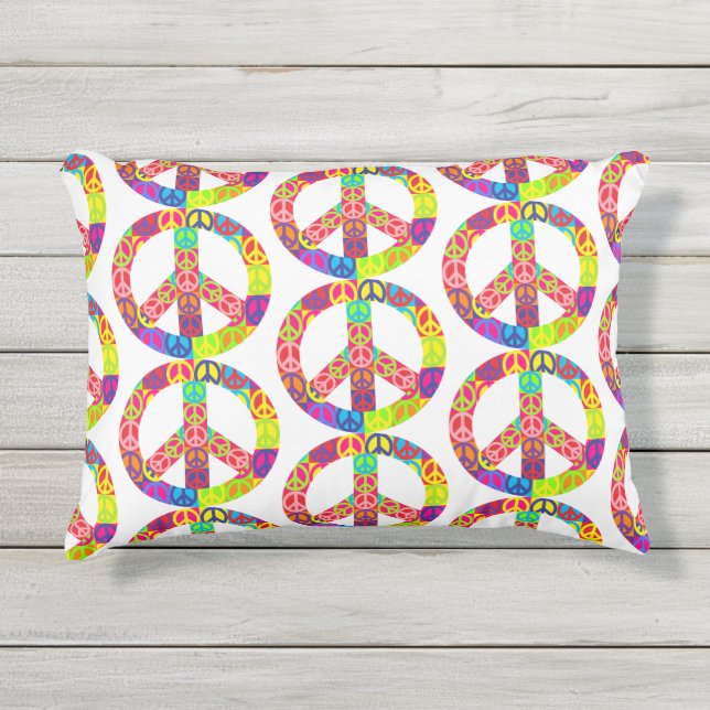 Almofada Para Ambientes Externos Paz (Frente)