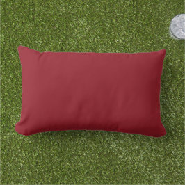 Almofada Para Ambientes Externos Personalizado Vermelho Borgonha Exterior 13" x 21"