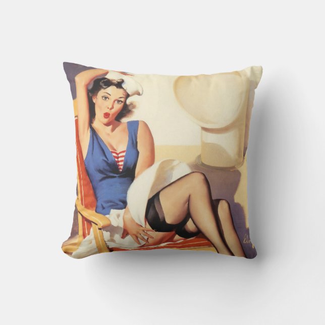 Almofada Para Ambientes Externos Pino da navigação acima (Frente)