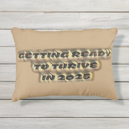 Almofada Para Ambientes Externos Preparando-Se Para prosperar Em 2025