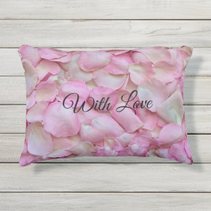 Almofada Para Ambientes Externos Rosas de Pérolas Rosa Rosa Rosa Rosa Floral