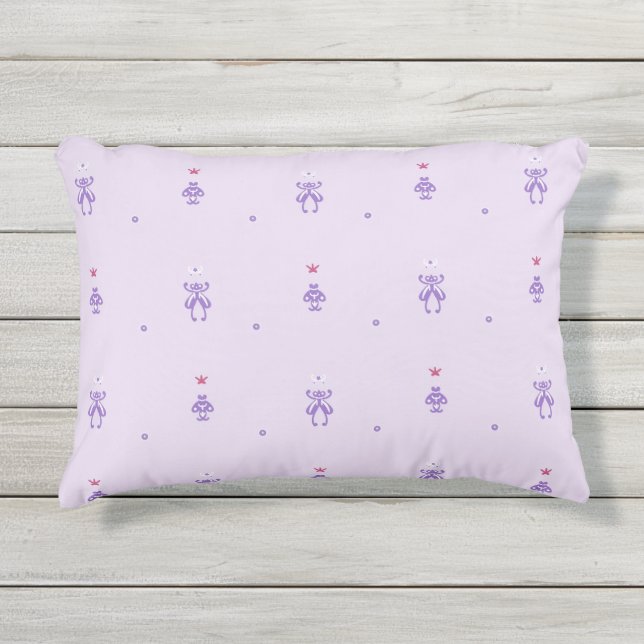 Almofada Para Ambientes Externos Runas da Fada Lavanda  (Frente)