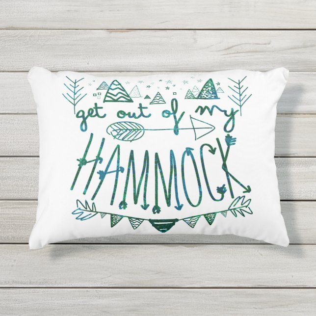 Almofada Para Ambientes Externos Saia de meu Hammock (o V-Batik) (Frente)