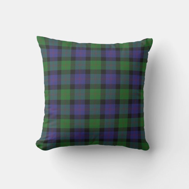 Almofada Para Ambientes Externos Scottish Clan Blair Tartan (Frente)