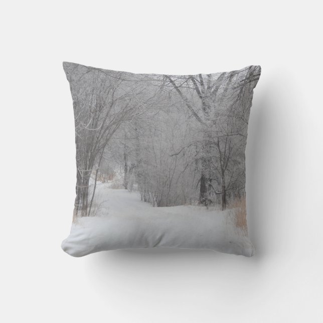Almofada Para Ambientes Externos Solidão de Inverno (Frente)