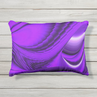 Almofada Para Ambientes Externos Sonhos de Arco-Íris de Flor Roxo