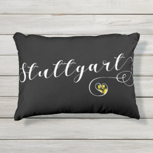 Almofada Para Ambientes Externos Stuttgart Heart Accent, Alemanha