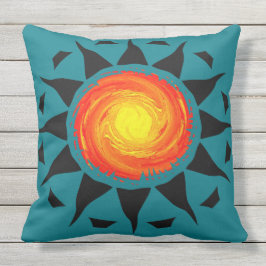 Almofada Para Ambientes Externos Sun tribal