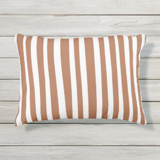 Almofada Para Ambientes Externos Terracotta Modern Stripes Minimalist 