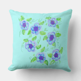 Almofada Para Ambientes Externos Teto Leve E Travesseiro Roxo