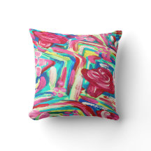 Travesseiro cor-de-rosa bonito do pátio